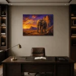 Premium Wall Art Yatay Html Edition – ANIMALNW2173 displayed in a contemporary gallery-inspired room