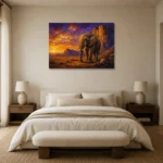 Premium Wall Art Yatay Html Edition – ANIMALNW2173 showcased in an elegant minimalist interior
