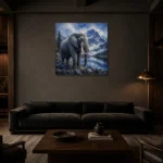 Premium Wall Art Kare Html Edition – ANIMALNW2175 shown in a warm modern interior