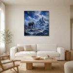 Premium Wall Art Kare Html Edition – ANIMALNW2177 styled in a refined neutral interior