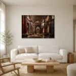 Premium Wall Art Yatay Html Edition – ARCHITECTURENW2001 styled in a refined neutral interior
