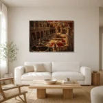 Premium Wall Art Yatay Html Edition – ARCHITECTURENW2002 styled in a refined neutral interior