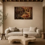 Premium Wall Art Yatay Html Edition – ARCHITECTURENW2002 presented in a sophisticated home setting