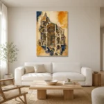 Premium Wall Art Dikey Html Edition – ARCHITECTURENW2005 styled in a refined neutral interior