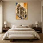 Premium Wall Art Dikey Html Edition – ARCHITECTURENW2005 showcased in an elegant minimalist interior
