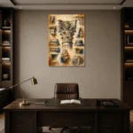 Premium Wall Art Dikey Html Edition – ARCHITECTURENW2006 displayed in a contemporary gallery-inspired room