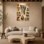 Premium Wall Art Dikey Html Edition – ARCHITECTURENW2006 presented in a sophisticated home setting