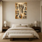 Premium Wall Art Dikey Html Edition – ARCHITECTURENW2006 showcased in an elegant minimalist interior