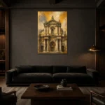 Premium Wall Art Dikey Html Edition – ARCHITECTURENW2007 shown in a warm modern interior