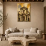 Premium Wall Art Dikey Html Edition – ARCHITECTURENW2007 presented in a sophisticated home setting