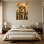 Premium Wall Art Dikey Html Edition – ARCHITECTURENW2007 showcased in an elegant minimalist interior