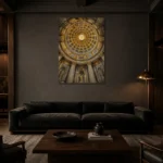 Premium Wall Art Dikey Html Edition – ARCHITECTURENW2008 shown in a warm modern interior