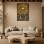 Premium Wall Art Dikey Html Edition – ARCHITECTURENW2008 presented in a sophisticated home setting