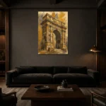 Premium Wall Art Dikey Html Edition – ARCHITECTURENW2009 shown in a warm modern interior