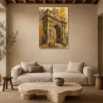 Premium Wall Art Dikey Html Edition – ARCHITECTURENW2009 presented in a sophisticated home setting