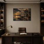 Premium Wall Art Yatay Html Edition – ARCHITECTURENW2012 displayed in a contemporary gallery-inspired room
