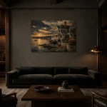 Premium Wall Art Yatay Html Edition – ARCHITECTURENW2012 shown in a warm modern interior