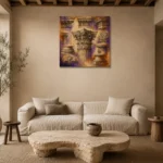 Premium Wall Art Kare Html Edition – ARCHITECTURENW2015 presented in a sophisticated home setting