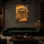 Premium Wall Art Dikey Html Edition – ARCHITECTURENW2016 shown in a warm modern interior