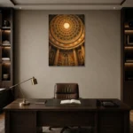 Premium Wall Art Dikey Html Edition – ARCHITECTURENW2017 displayed in a contemporary gallery-inspired room