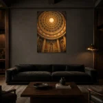 Premium Wall Art Dikey Html Edition – ARCHITECTURENW2017 shown in a warm modern interior