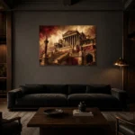 Premium Wall Art Yatay Html Edition – ARCHITECTURENW2024 shown in a warm modern interior