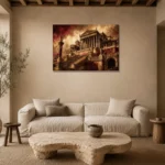 Premium Wall Art Yatay Html Edition – ARCHITECTURENW2024 presented in a sophisticated home setting