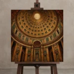 Premium Wall Art Kare Html Edition – ARCHITECTURENW2026 displayed on a studio easel