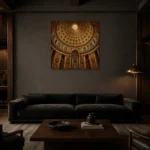 Premium Wall Art Kare Html Edition – ARCHITECTURENW2026 shown in a warm modern interior