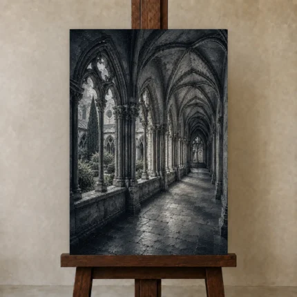Premium Wall Art Dikey Html Edition – ARCHITECTURENW2030 displayed on a studio easel