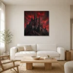 Premium Wall Art Kare Html Edition – ARCHITECTURENW2034 styled in a refined neutral interior