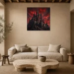 Premium Wall Art Kare Html Edition – ARCHITECTURENW2034 presented in a sophisticated home setting