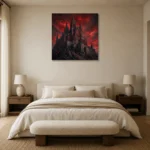 Premium Wall Art Kare Html Edition – ARCHITECTURENW2034 showcased in an elegant minimalist interior