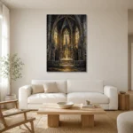 Premium Wall Art Dikey Html Edition – ARCHITECTURENW2042 styled in a refined neutral interior