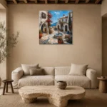 Premium Wall Art Kare Html Edition – ARCHITECTURENW2043 presented in a sophisticated home setting