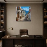 Premium Wall Art Kare Html Edition – ARCHITECTURENW2045 displayed in a contemporary gallery-inspired room