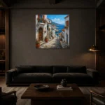 Premium Wall Art Kare Html Edition – ARCHITECTURENW2045 shown in a warm modern interior