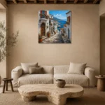 Premium Wall Art Kare Html Edition – ARCHITECTURENW2045 presented in a sophisticated home setting