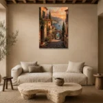 Premium Wall Art Dikey Html Edition – ARCHITECTURENW2048 presented in a sophisticated home setting