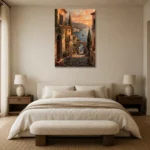 Premium Wall Art Dikey Html Edition – ARCHITECTURENW2048 showcased in an elegant minimalist interior