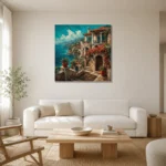 Premium Wall Art Kare Html Edition – ARCHITECTURENW2049 styled in a refined neutral interior