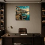 Premium Wall Art Kare Html Edition – ARCHITECTURENW2051 displayed in a contemporary gallery-inspired room