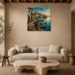 Premium Wall Art Kare Html Edition – ARCHITECTURENW2051 presented in a sophisticated home setting
