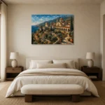 Premium Wall Art Yatay Html Edition – ARCHITECTURENW2056 showcased in an elegant minimalist interior