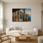 Premium Wall Art Yatay Html Edition – ARCHITECTURENW2057 styled in a refined neutral interior