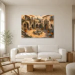 Premium Wall Art Yatay Html Edition – ARCHITECTURENW2058 styled in a refined neutral interior