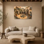 Premium Wall Art Yatay Html Edition – ARCHITECTURENW2058 presented in a sophisticated home setting