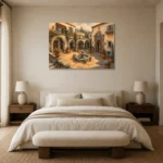 Premium Wall Art Yatay Html Edition – ARCHITECTURENW2058 showcased in an elegant minimalist interior