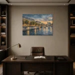 Premium Wall Art Yatay Html Edition – ARCHITECTURENW2063 displayed in a contemporary gallery-inspired room
