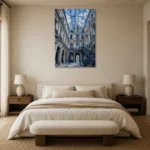 Premium Wall Art Dikey Html Edition – ARCHITECTURENW2065 showcased in an elegant minimalist interior
